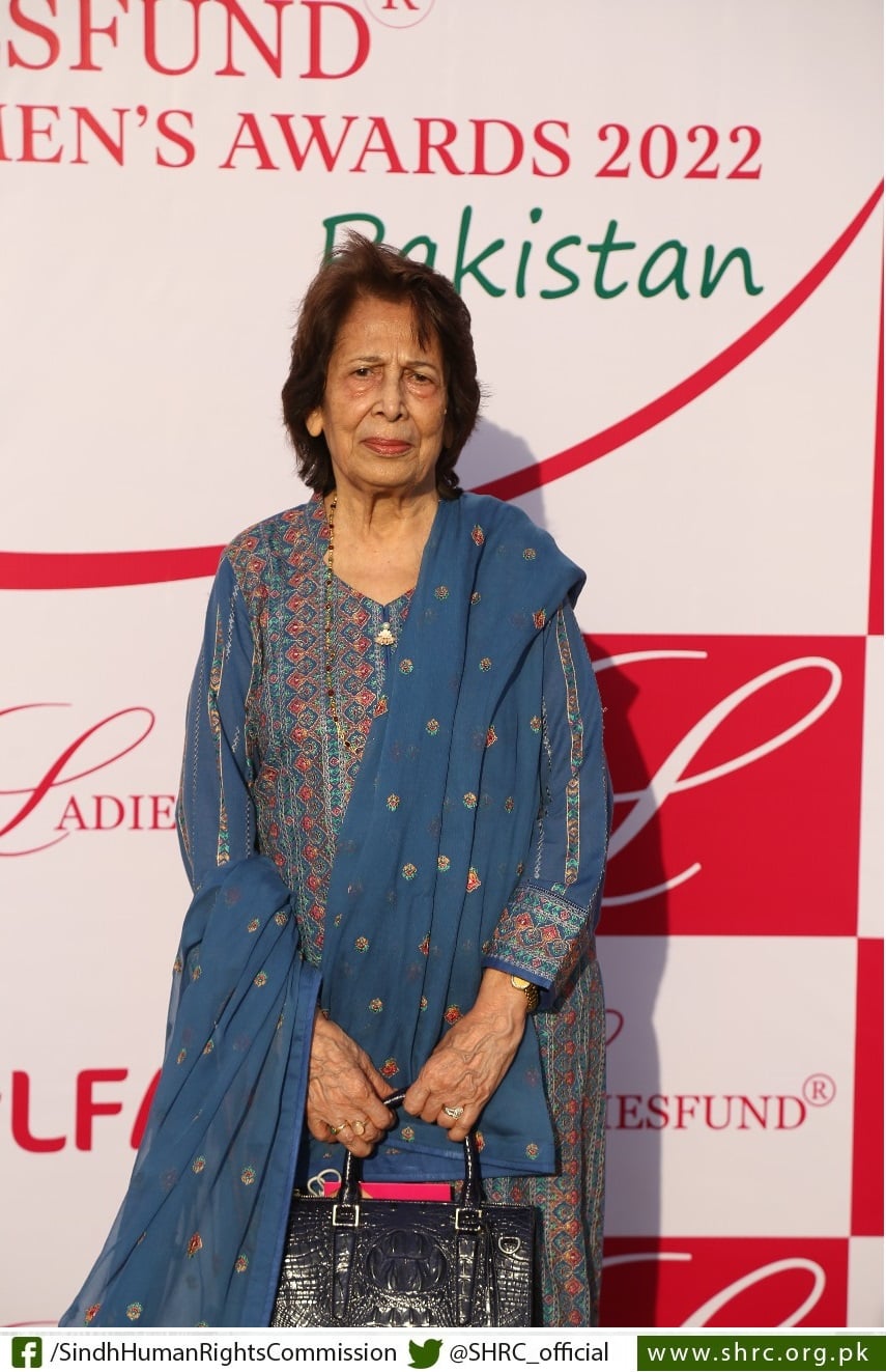  Justice (R) Majida Razvi, Chairperson SHRC has received the life time achievement award from Ladies fund, Dawood Global Foundation. 