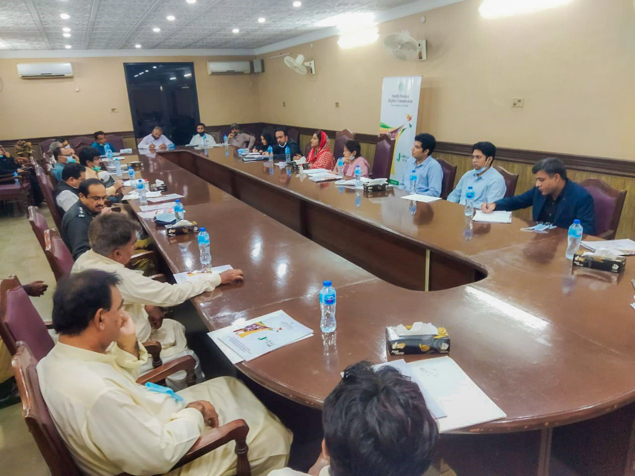 Meeting with Government Officials in District Jamshoro