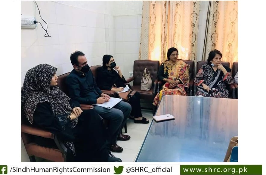 Justice (R) Majida Razvi, Chairperson, SHRC visited Dar ul Aman Hyderabad.