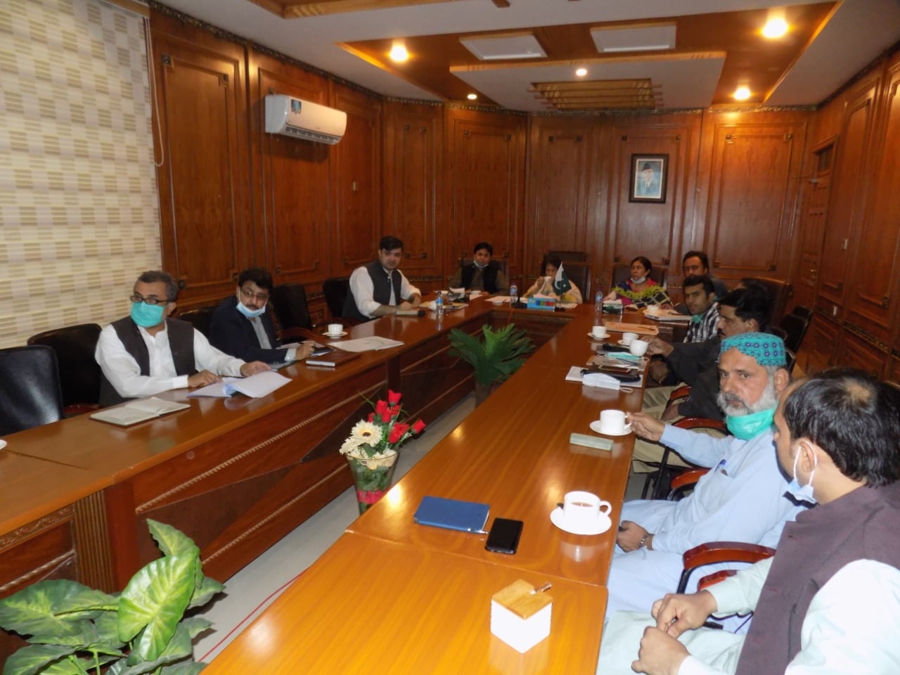 Chairperson, SHRC chaired a meeting at DC Office Ghotki