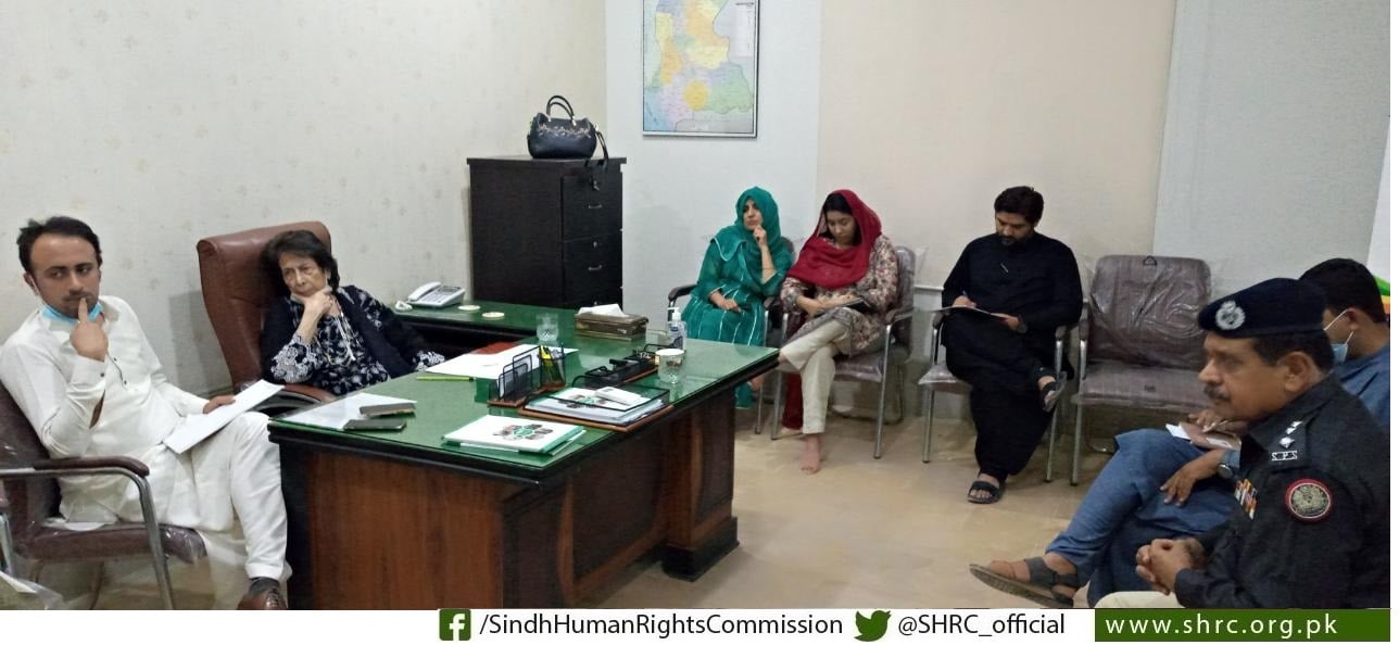 Meeting with the officials of the Police Department and Local Administration of Sukkur