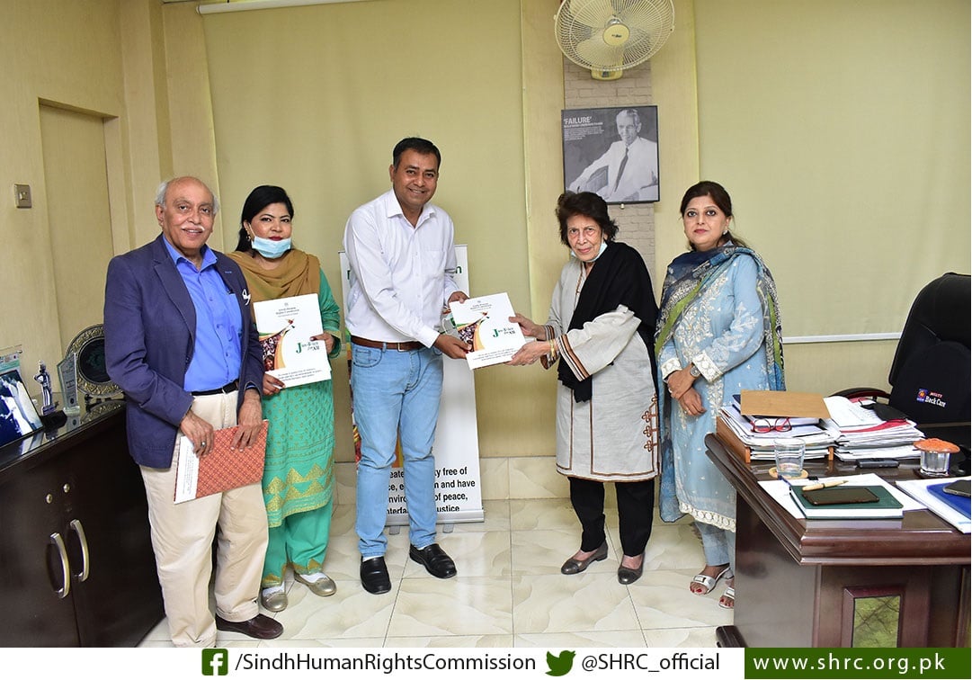 Oxfam visited the Sindh Human Rights Commission office 