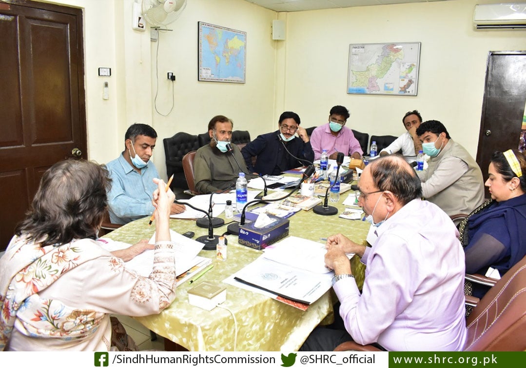 The Sindh Human Rights Commission conducted consultation meeting regarding reviews of Laws