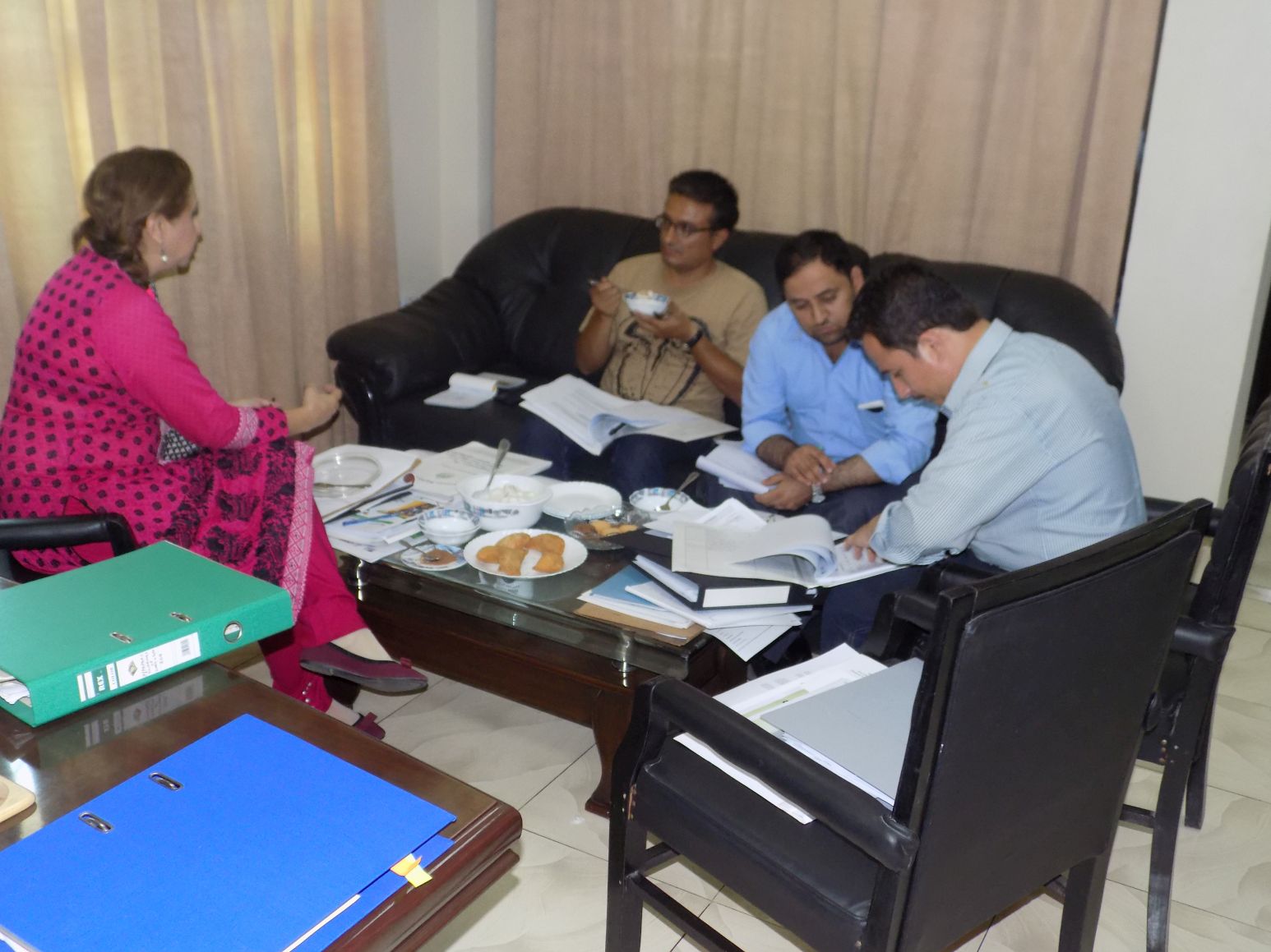 Aurat Foundation Monitoring Team Visit