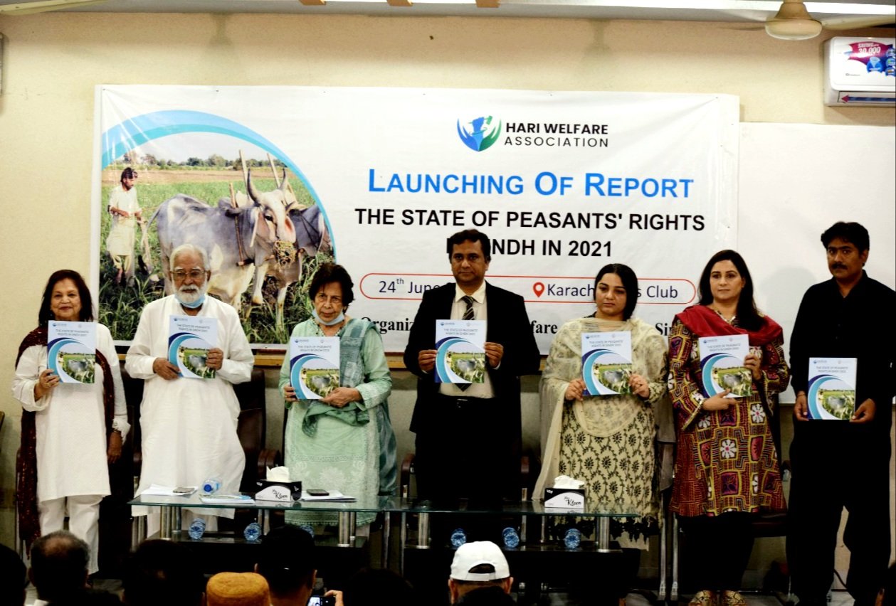 Launching Ceremony of the annual report - The State of Peasants Rights in Sindh in 2021