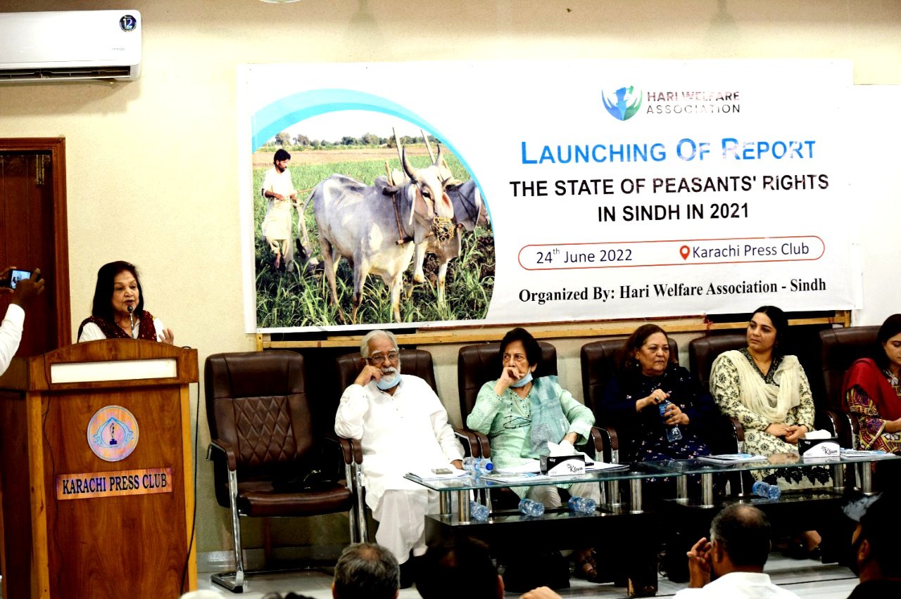 Launching Ceremony of the annual report - The State of Peasants Rights in Sindh in 2021