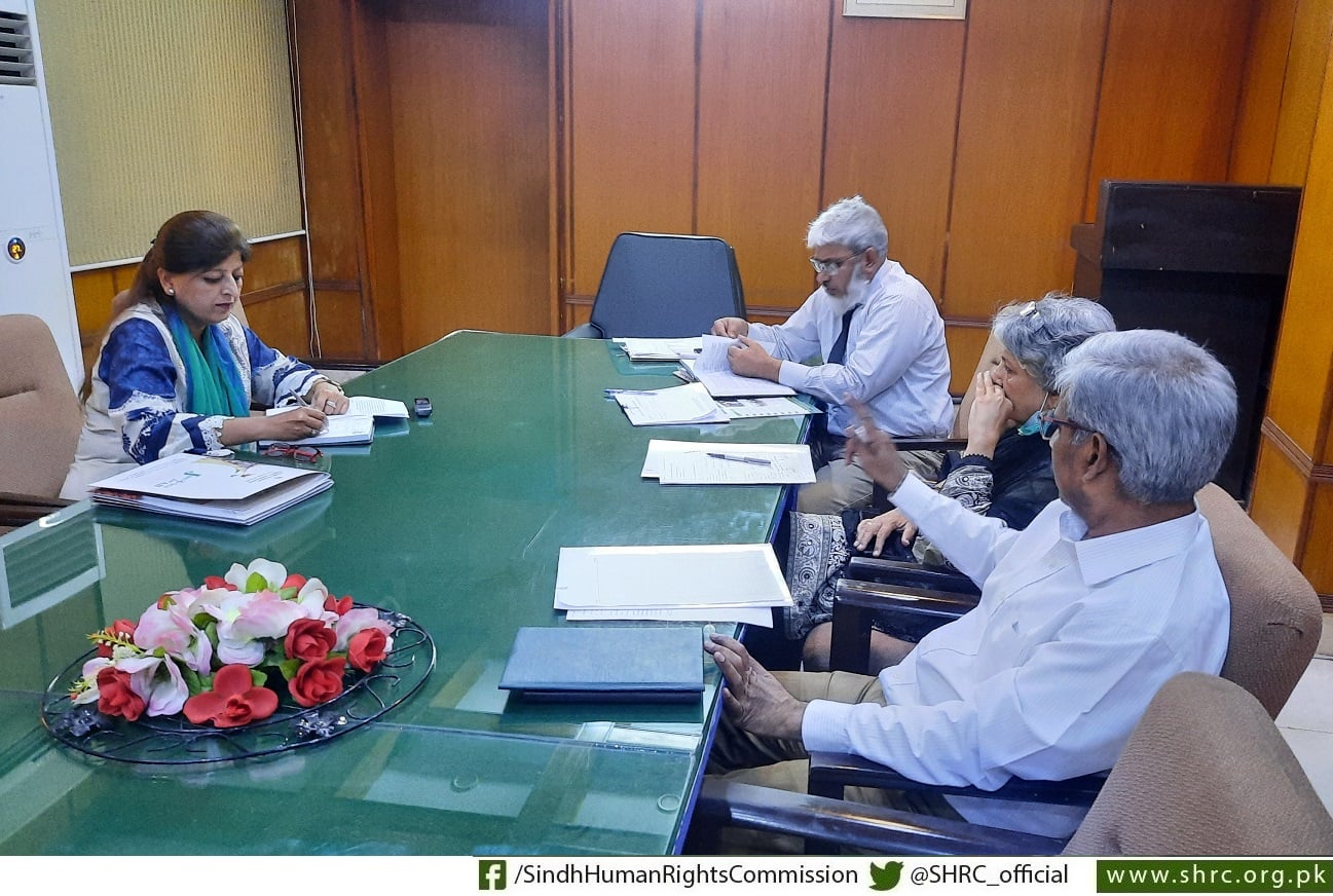 SHRC conducted meeting with Provincial  Mohtasib (Ombudsman) Sindh