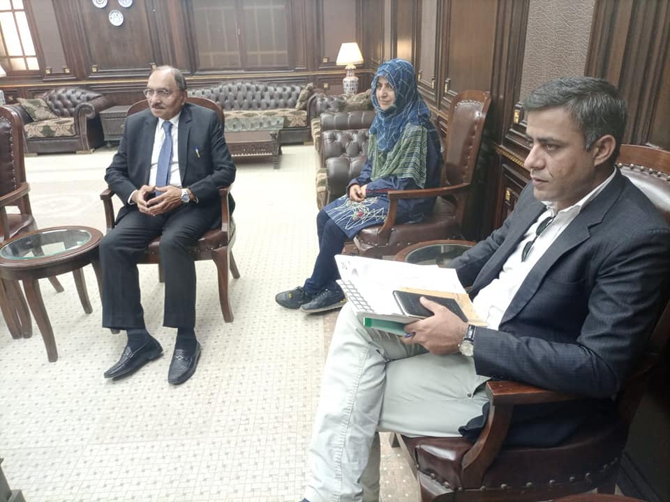 Meeting with Deputy Commissioner Sukkur