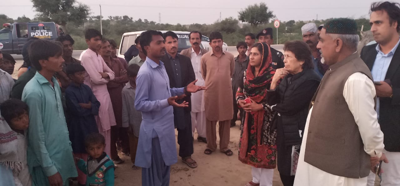 Chairperson SHRC, along with her team members visited, village Kolhi Paro Bhaway-jo-Tarr.