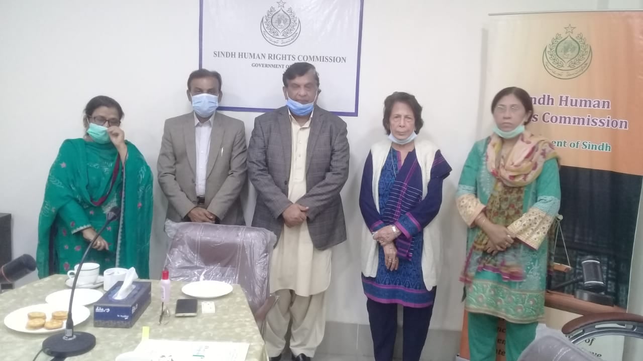 MOU signing ceremony between Sindh Human Rights Commission and Sindh Mental Health Authority
